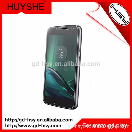 HUYSHE Mobile Phone Accessories Scratch Resistant Tempered 9H Glass Screen Protector For Moto G4 Play